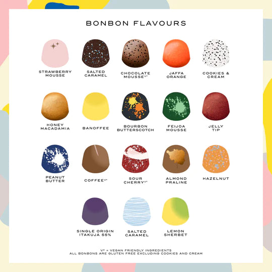 House of Chocolate Bon Bon Selection Box 6 piece