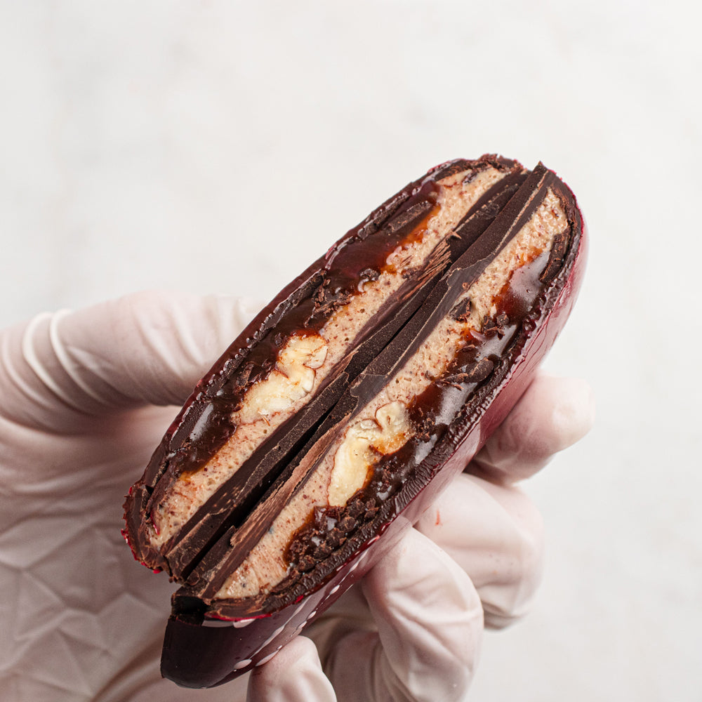 House of Chocolate - Pecan Praline & Salted Caramel Dark Chocolate Heart