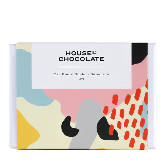 House of Chocolate Bon Bon Selection Box 6 piece