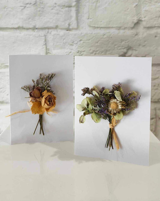 Dried Floral Card