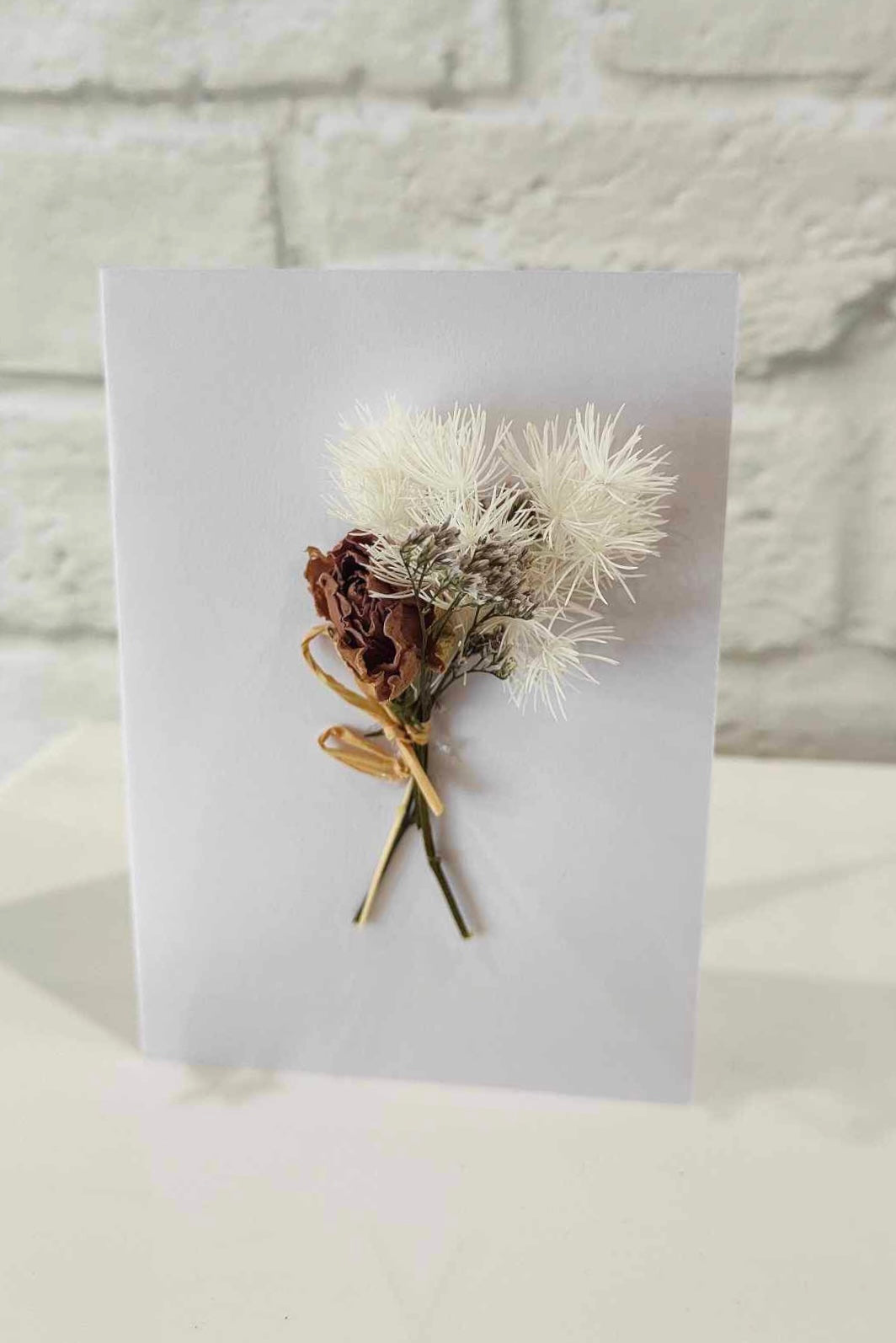 Dried Floral Card